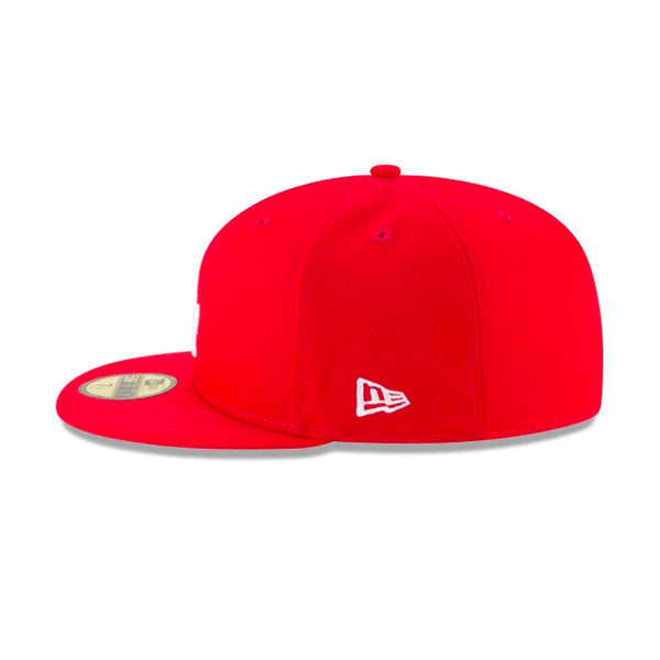 Gorra Beisbol Softbol New Era LA Dodgers 59Fifty Rojo Blanco