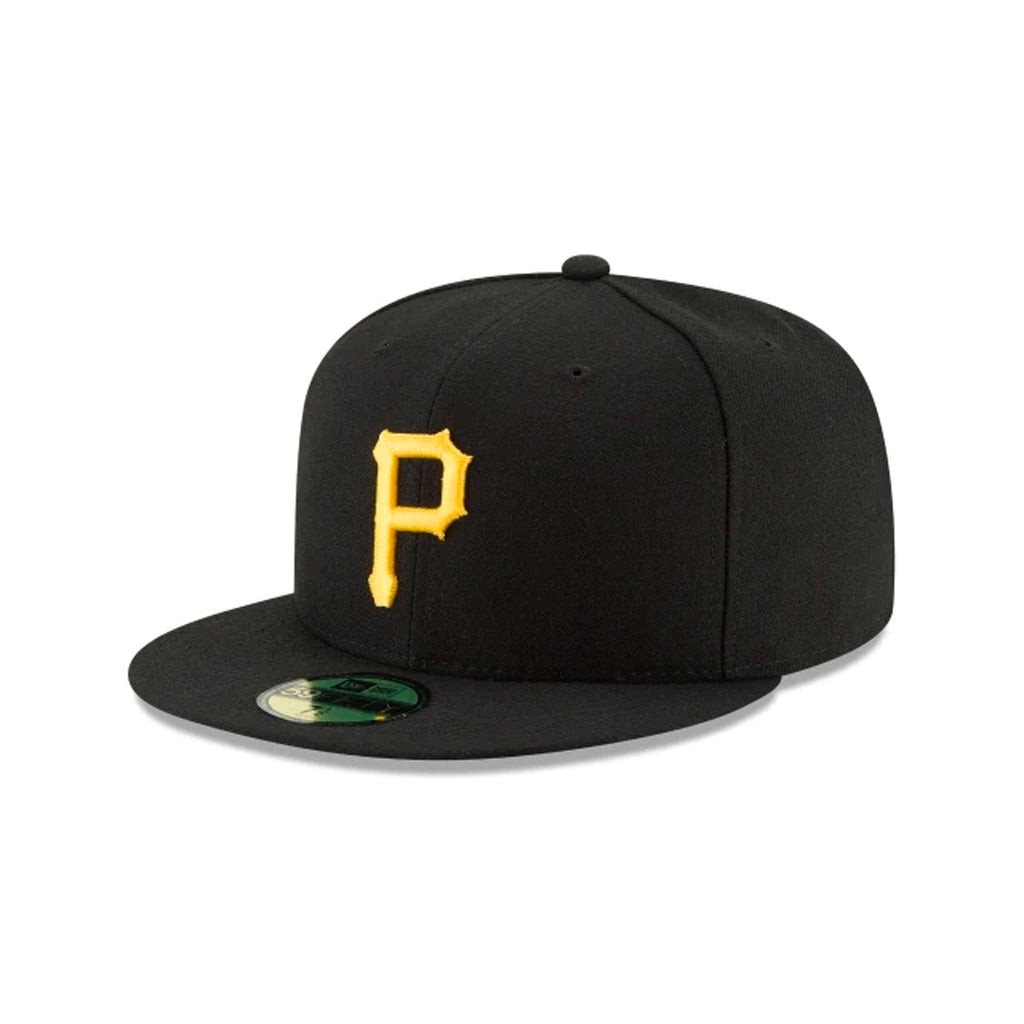 Gorra Beisbol Softbol New Era Piratas Pittsburgh 59Fifty Negro Amarillo