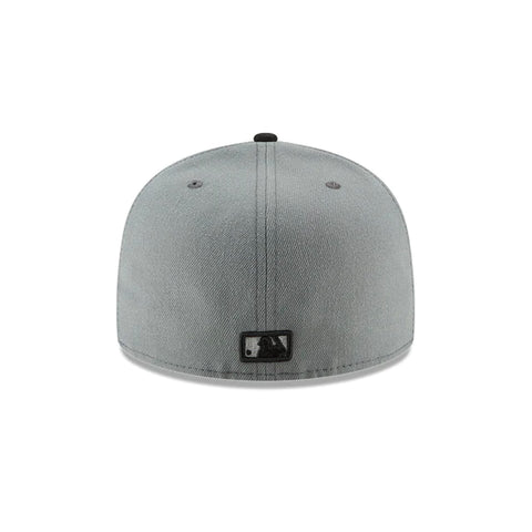 Gorra Beisbol Softbol New Era Red Sox Boston 59Fifty Gris Negro