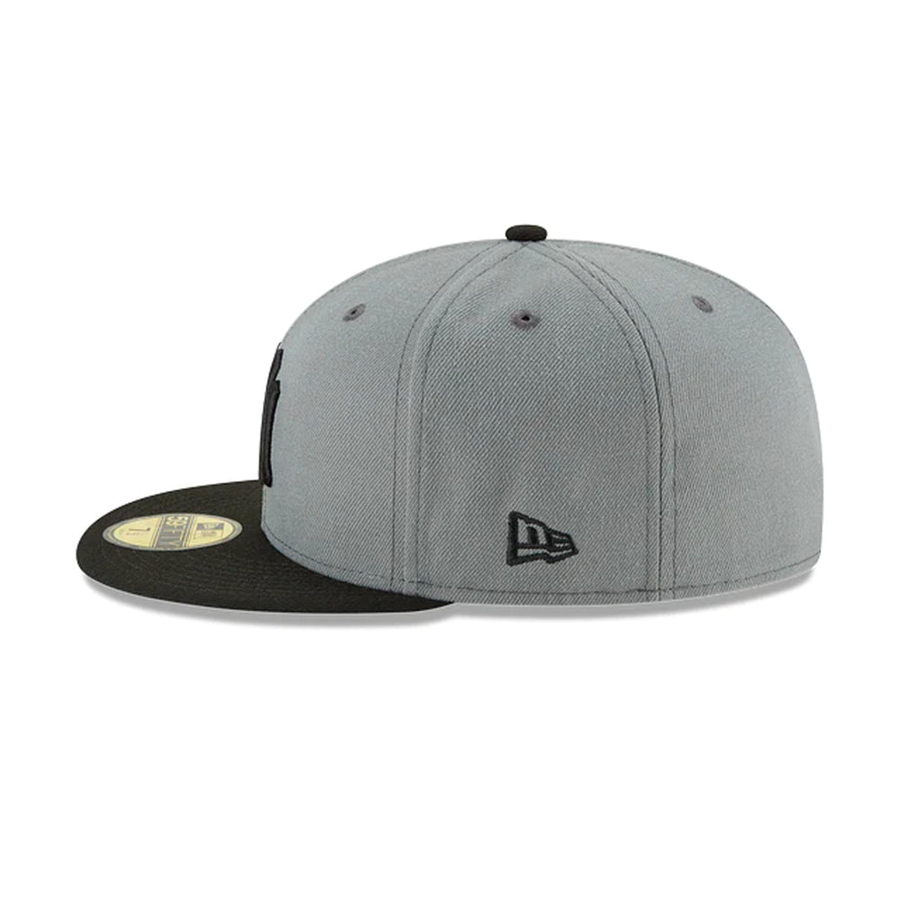 Gorra Beisbol Softbol New Era Yankees 59Fifty Gris Negro