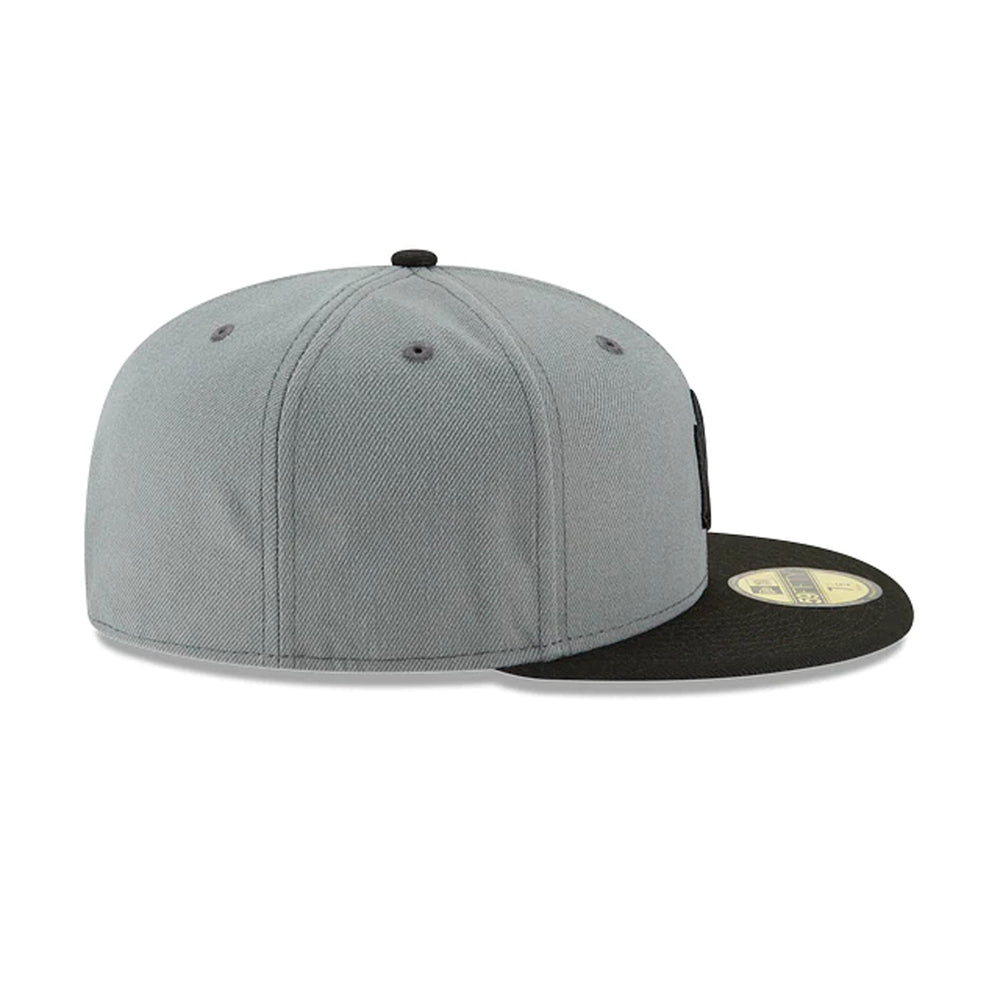 Gorra Beisbol Softbol New Era Yankees 59Fifty Gris Negro