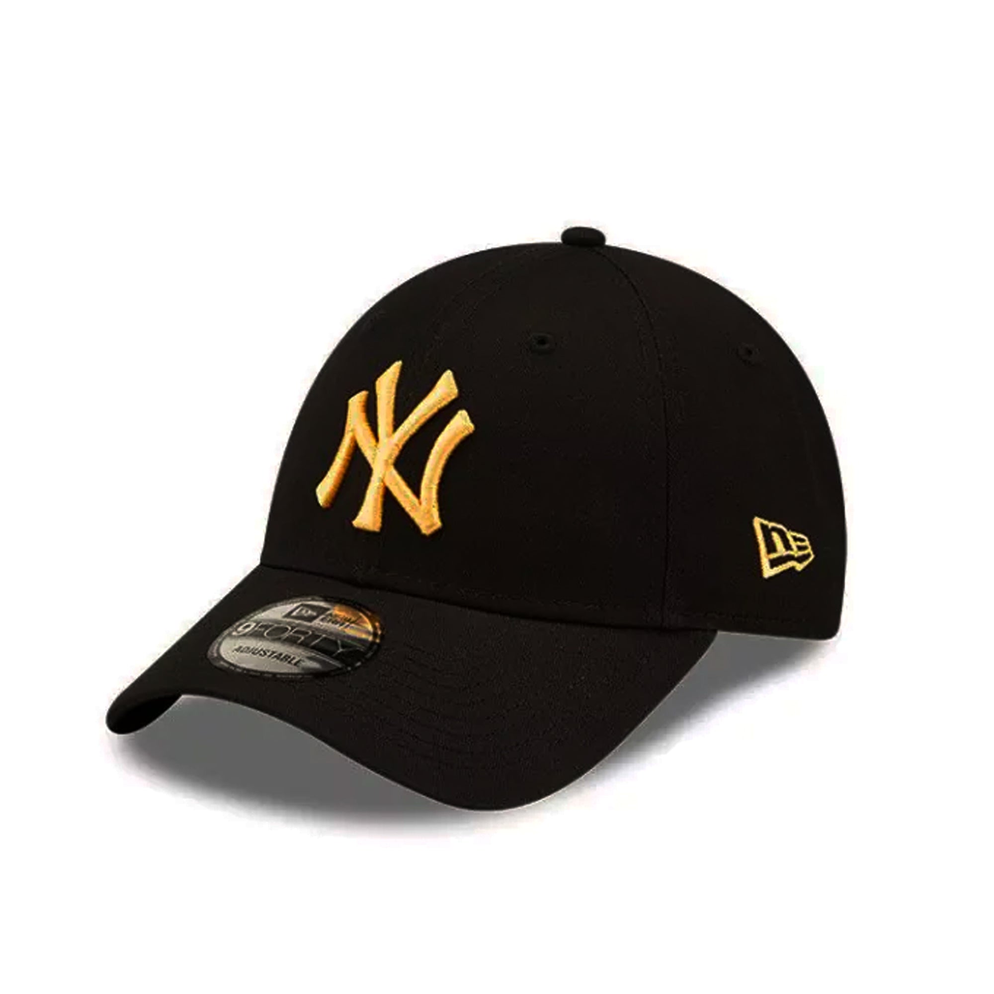 Gorra Beisbol Softbol New Era Yankees 9Forty Negro Amarillo Ajustable