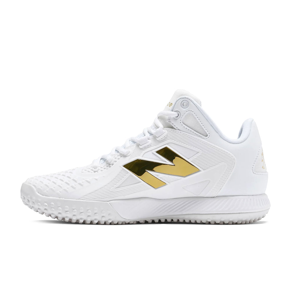 Tenis de Entrenamiento Beisbol Softbol New Balance FuelCell Ohtani 1 Blanco Dorado