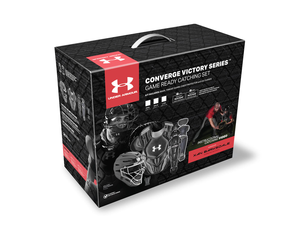 Arreos Equipo Catcher Beisbol Under Armour Victory Series 4 Azul Infantil (7 - 9 años)