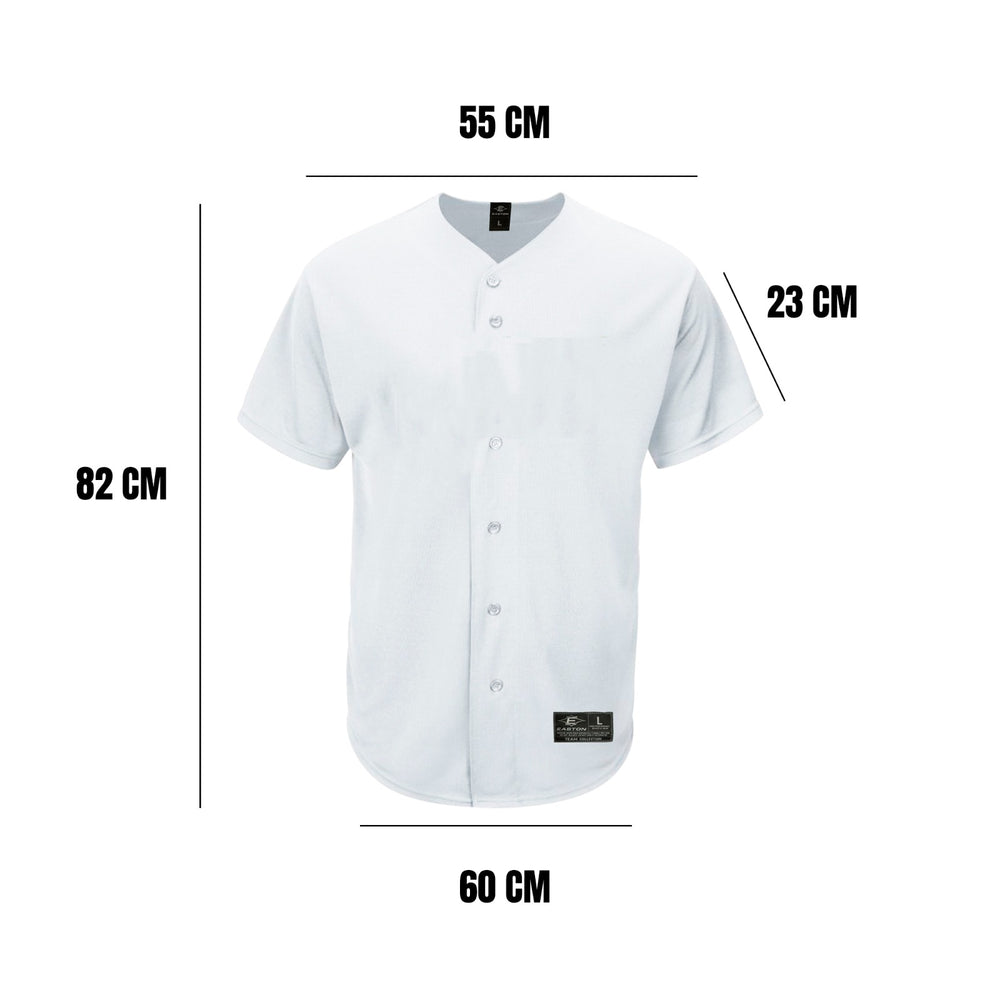 Jersey Camisola Beisbol Easton Serpientes Arizona 56 Blanco Adulto