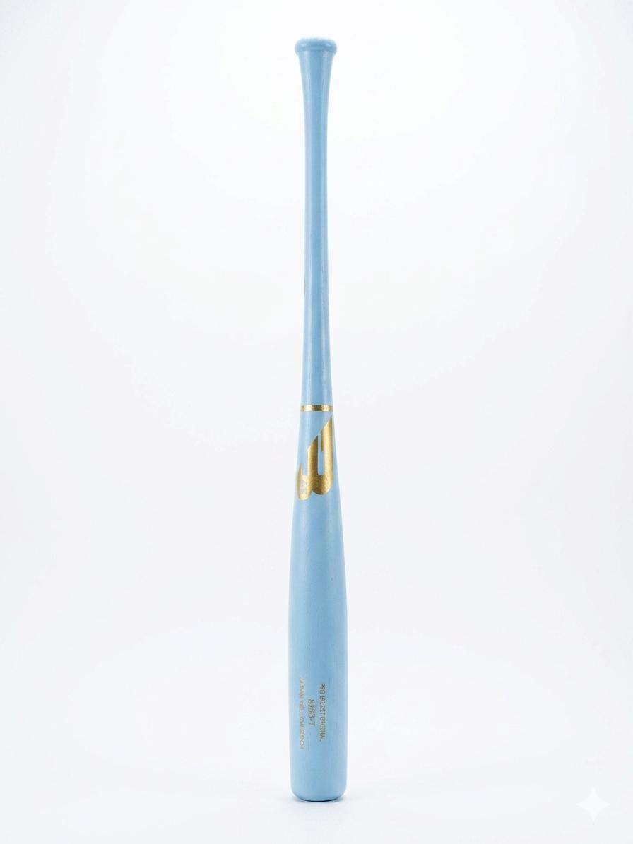 Bat Beisbol B45 Pro Select Birch B253-TORPEDO Blue Gold