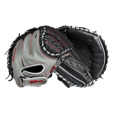 Mascota Beisbol Wilson A500 Negro Gris 32 In Lanzador Diestro