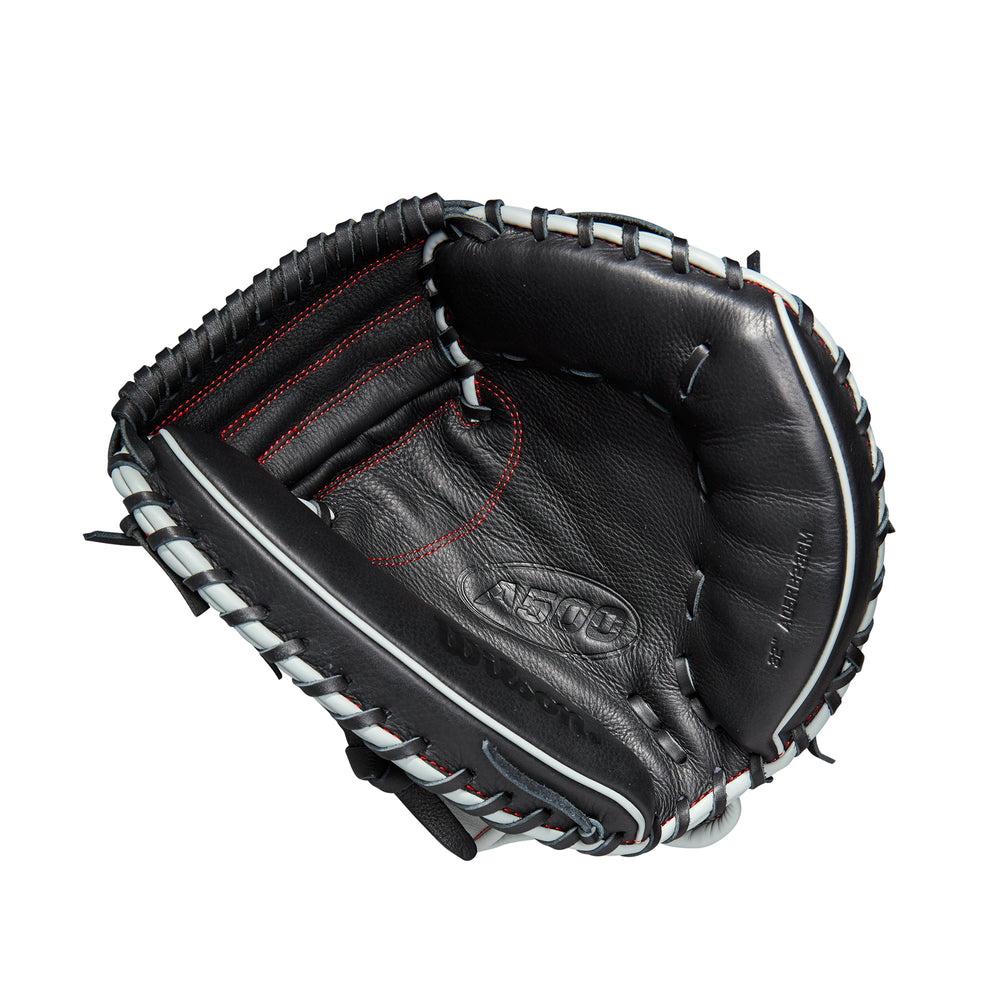 Mascota Beisbol Wilson A500 Negro Gris 32 In Lanzador Diestro
