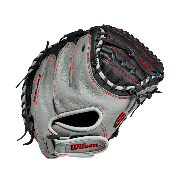 Mascota Beisbol Wilson A500 Negro Gris 32 In Juvenil