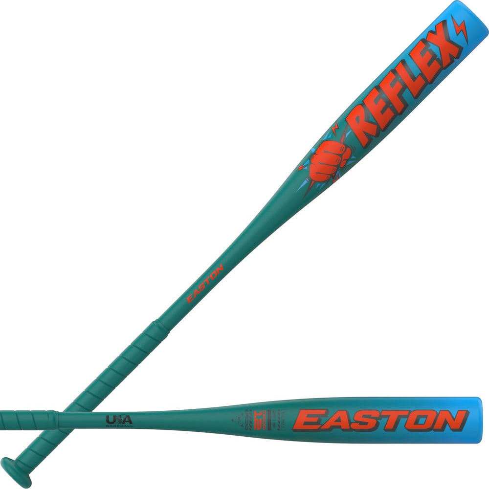 Detalle del barril del bat Easton Reflex 2027