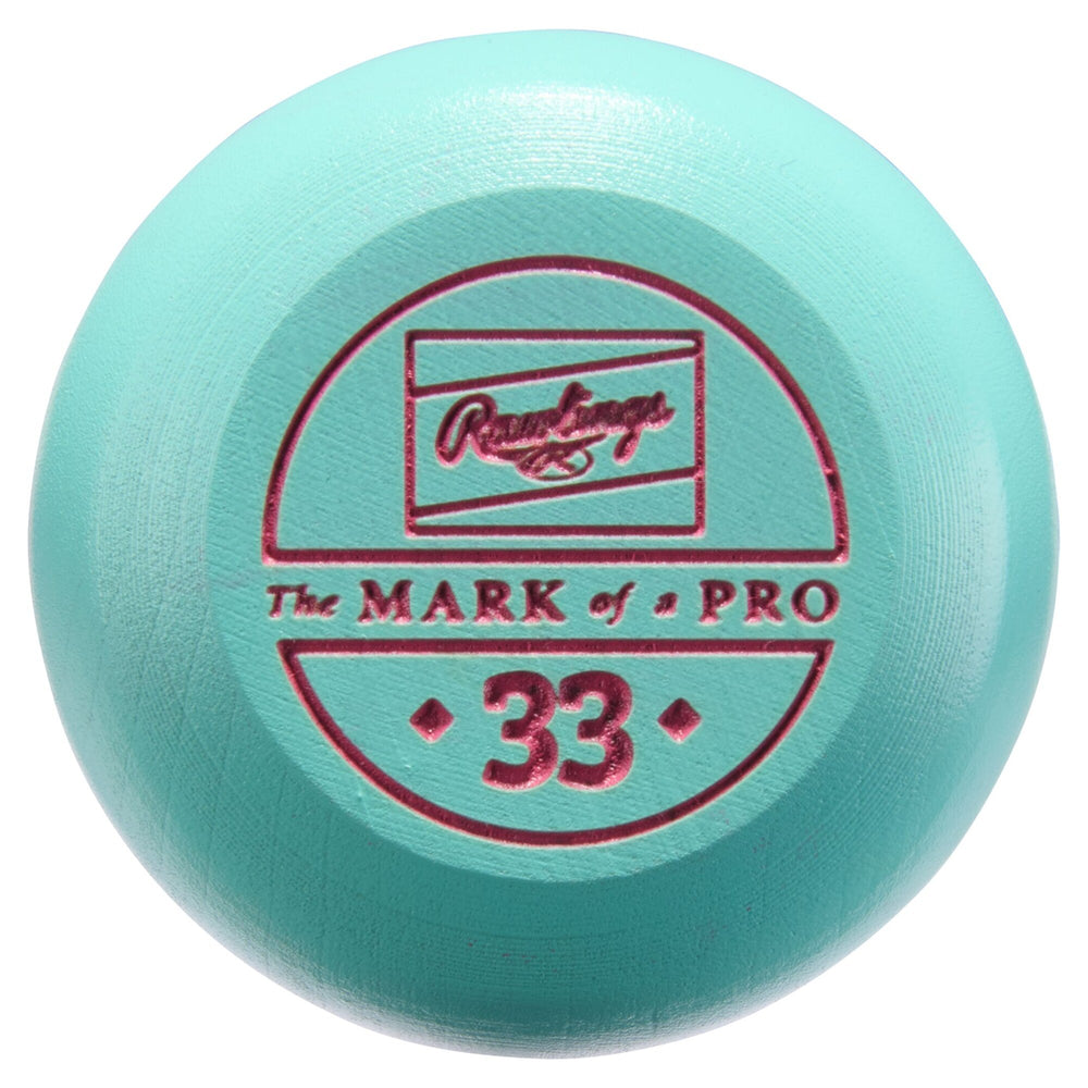 Knob del bat Rawlings Big Stick Elite I13T menta con sello The Mark of a Pro