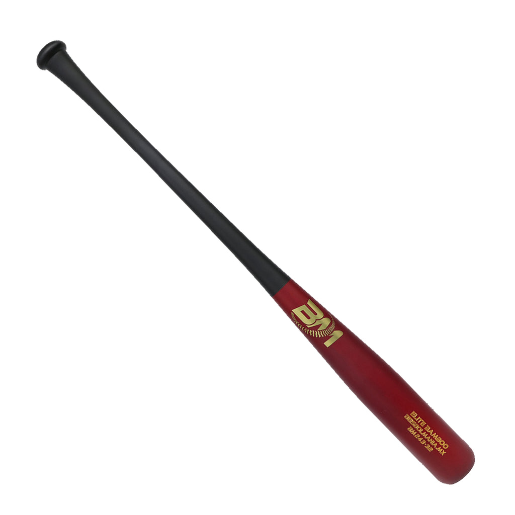 Bat Beisbol Beisbolmania Elite Bamboo BM243 Negro Vino Mate JUVENIL