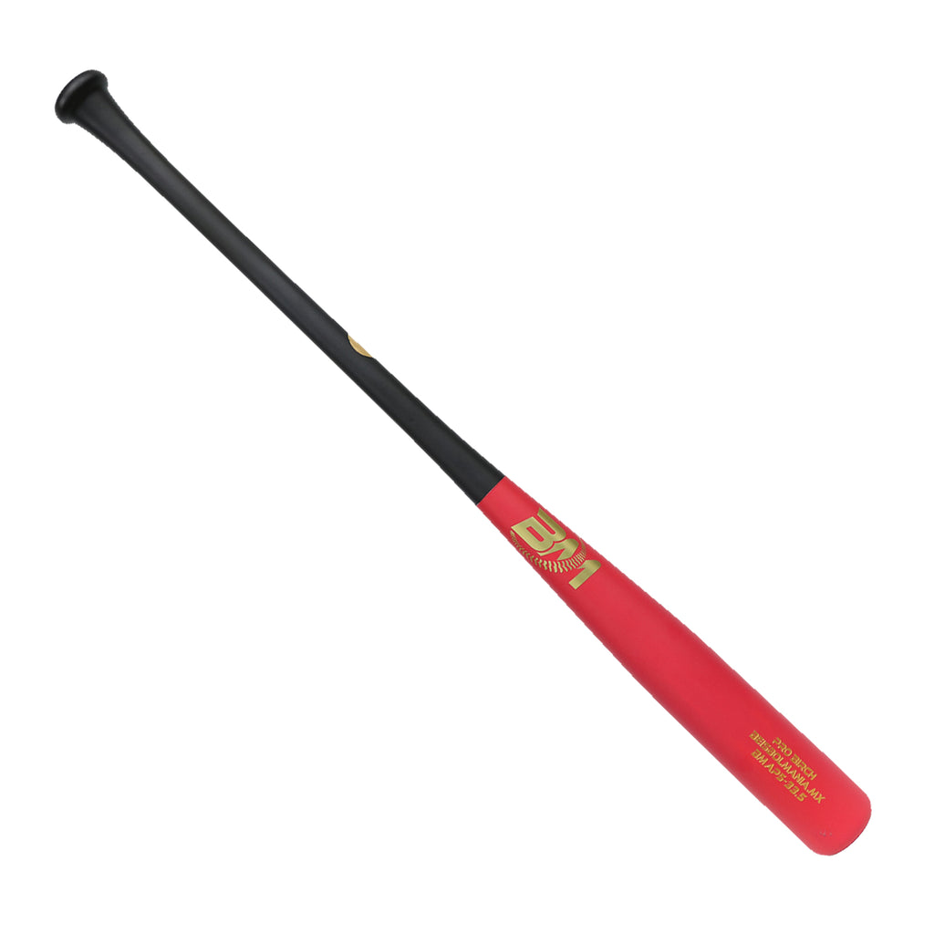 Bat Beisbol Beisbolmania Pro Birch BMAP5 Negro Rojo Mate ADULTO