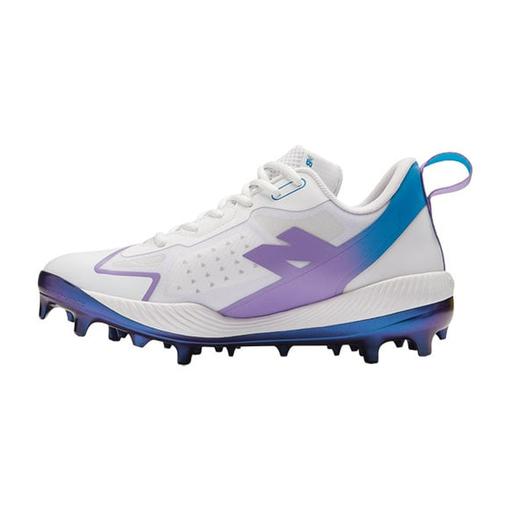 Spikes Beisbol Softbol New Balance FuelCell Romero Duo Comp Blanco Morado Dama