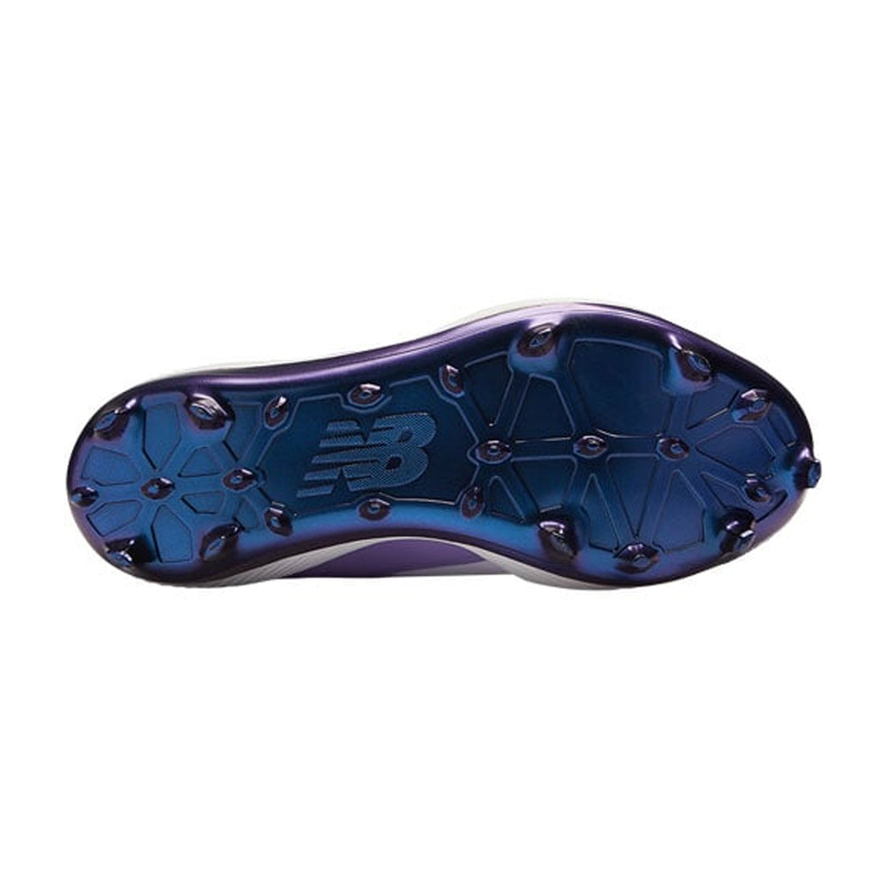 Spikes Beisbol Softbol New Balance FuelCell Romero Duo Comp Blanco Morado Dama