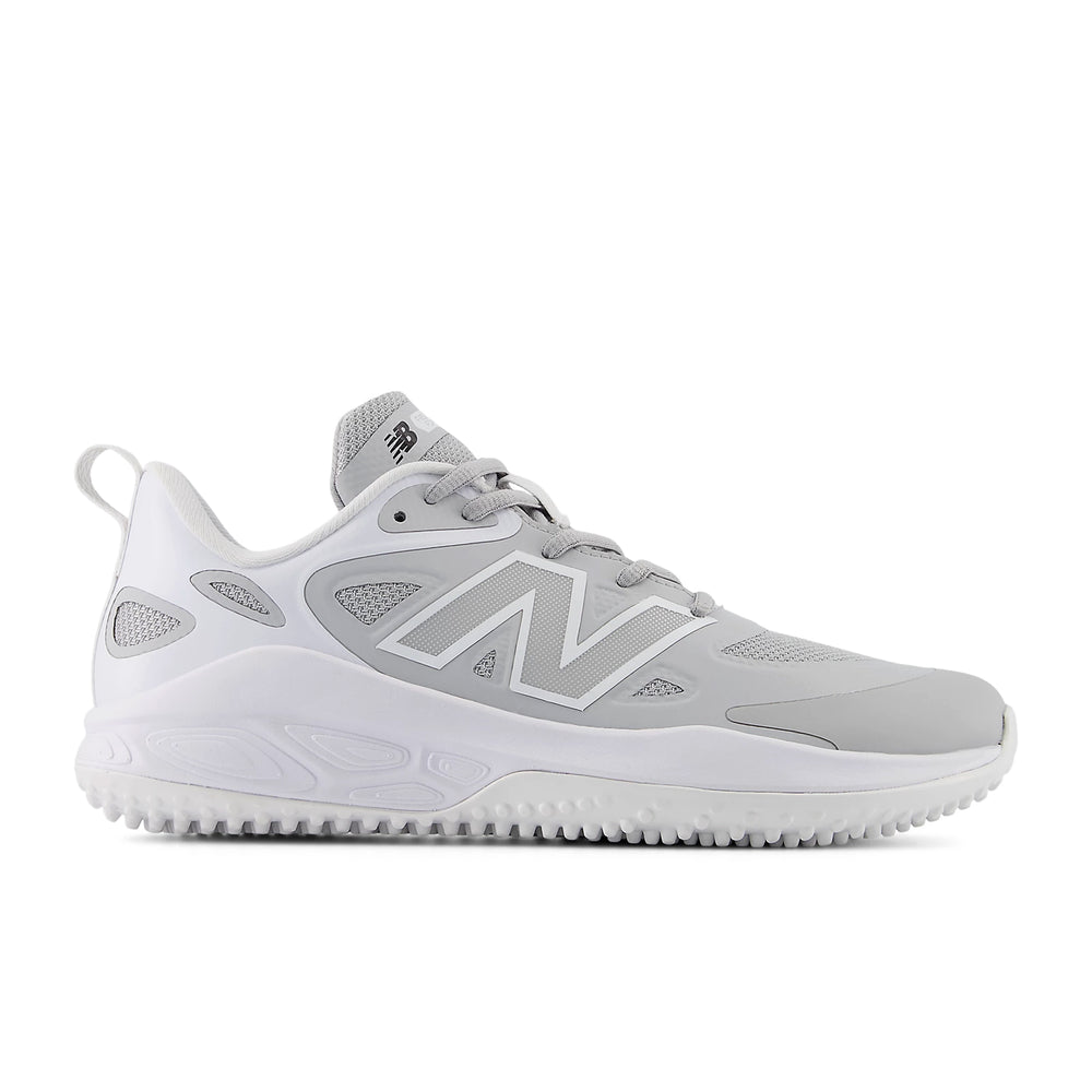 Tenis de Entrenamiento Beisbol Softbol New Balance Fresh Foam Velov4 Gris Blanco Dama