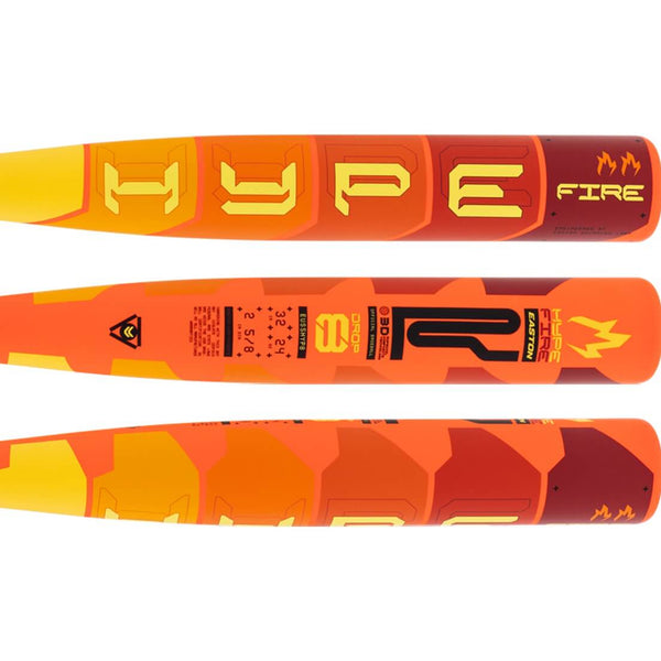 Bat Beisbol Easton Hype Fire EUS5HYP8 Sello USA 2025 (-8) Aluminio JUVENIL