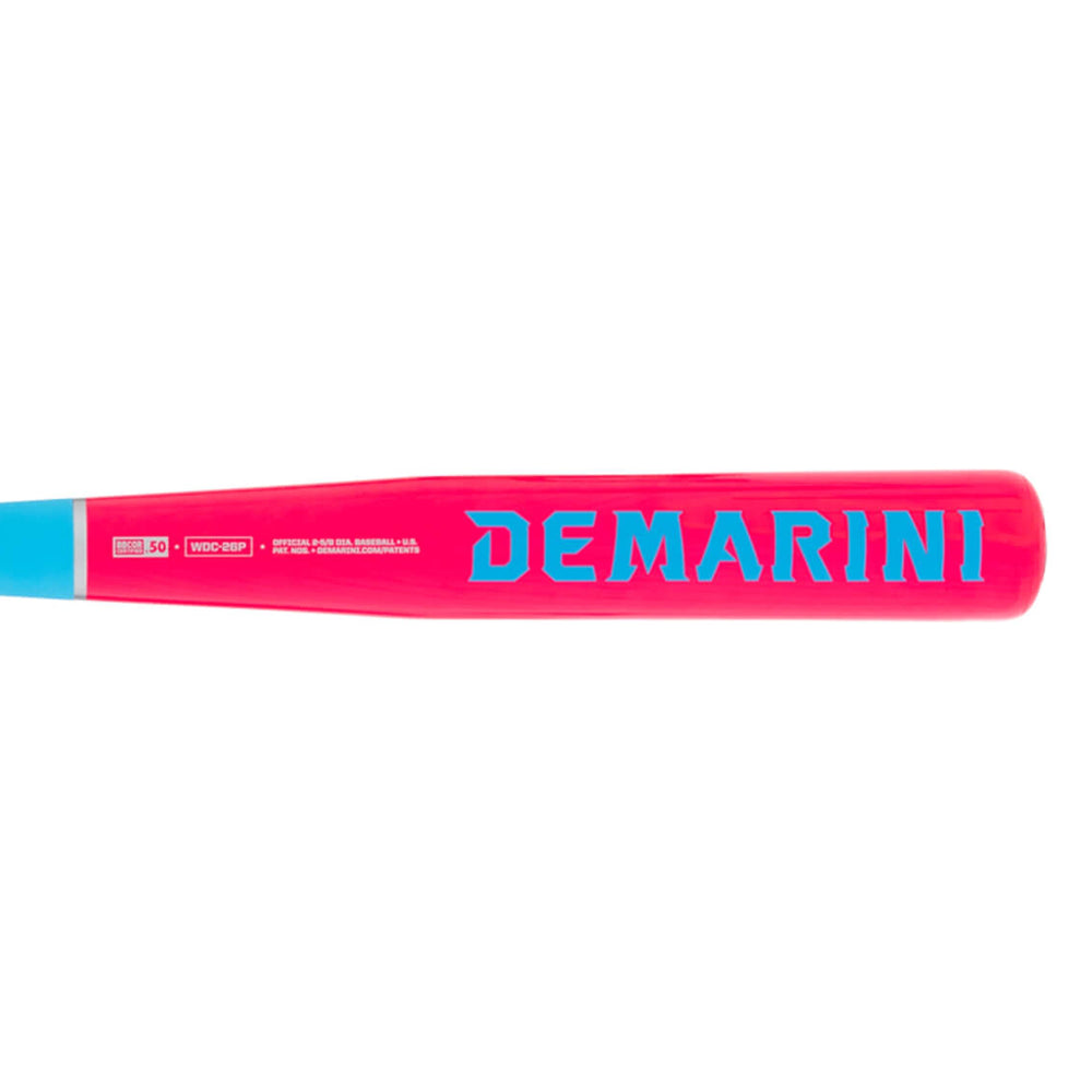 Bat Beisbol Demarini The Woods Pink 2026 Madera Compuesta BBCOR