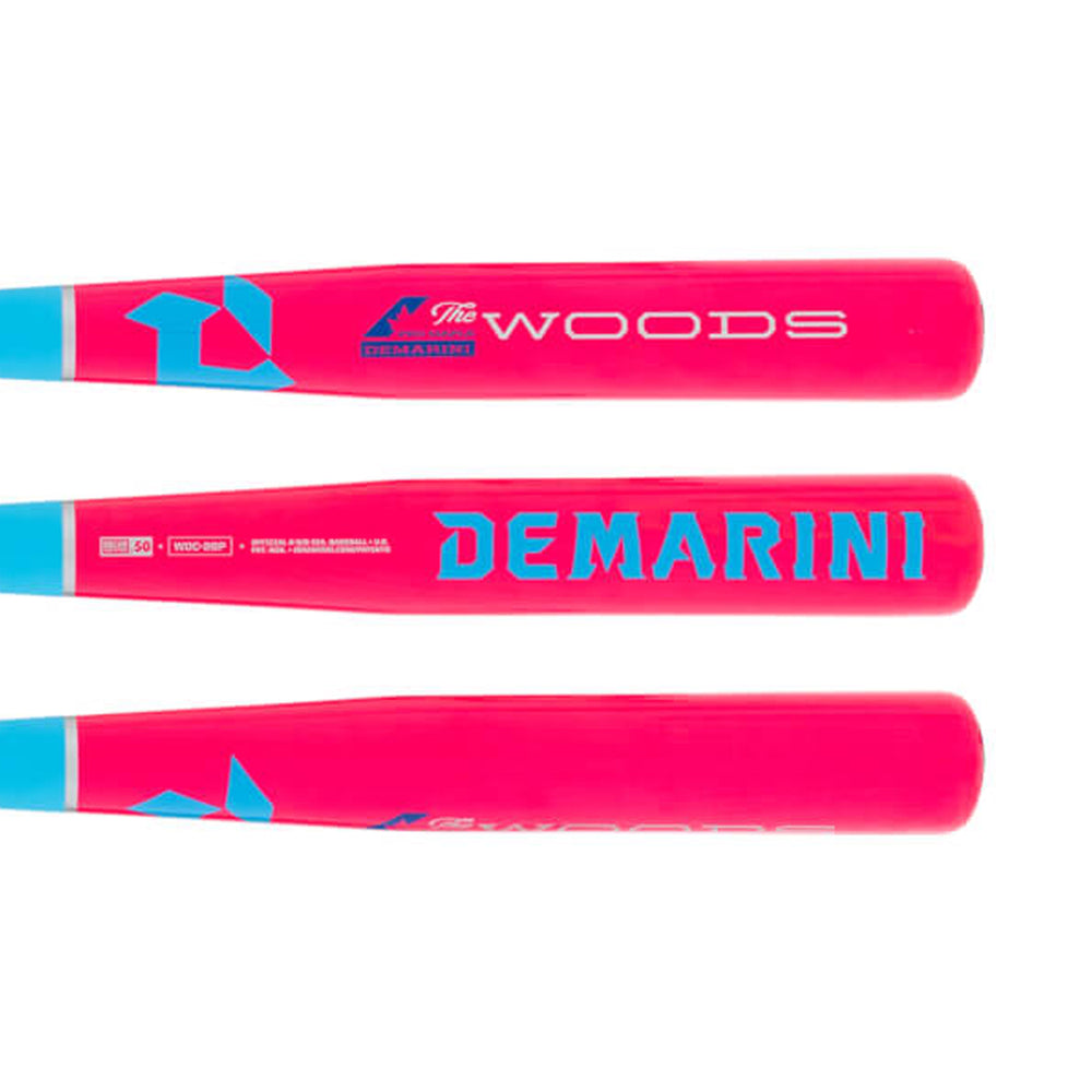 Bat Beisbol Demarini The Woods Pink 2026 Madera Compuesta BBCOR
