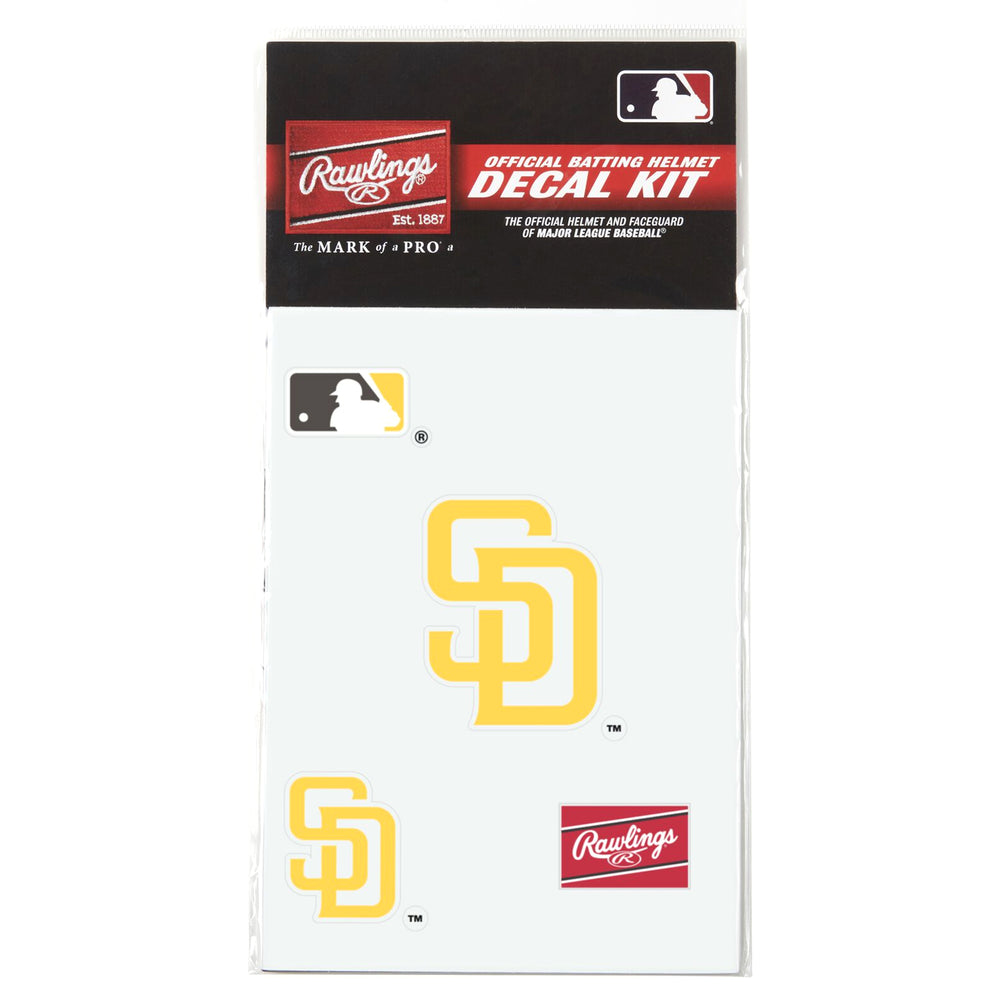 Calcomanía Beisbol Rawlings MLB Logo de Equipo y Números