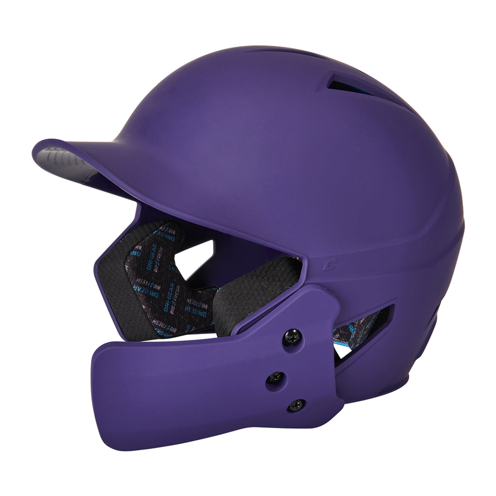 Casco Beisbol Softbol Champro HXMJG Gamer Plus MATE  Violeta Oscuro