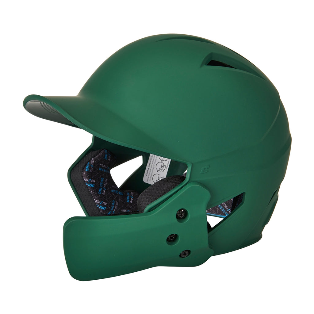Casco Beisbol Softbol Champro HXMJG Gamer Plus MATE Verde Oscuro