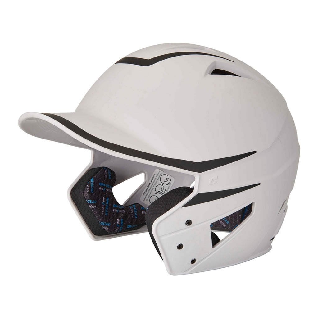 Casco Beisbol Softbol Champro HXM2 Legend Mate  Blanco Negro