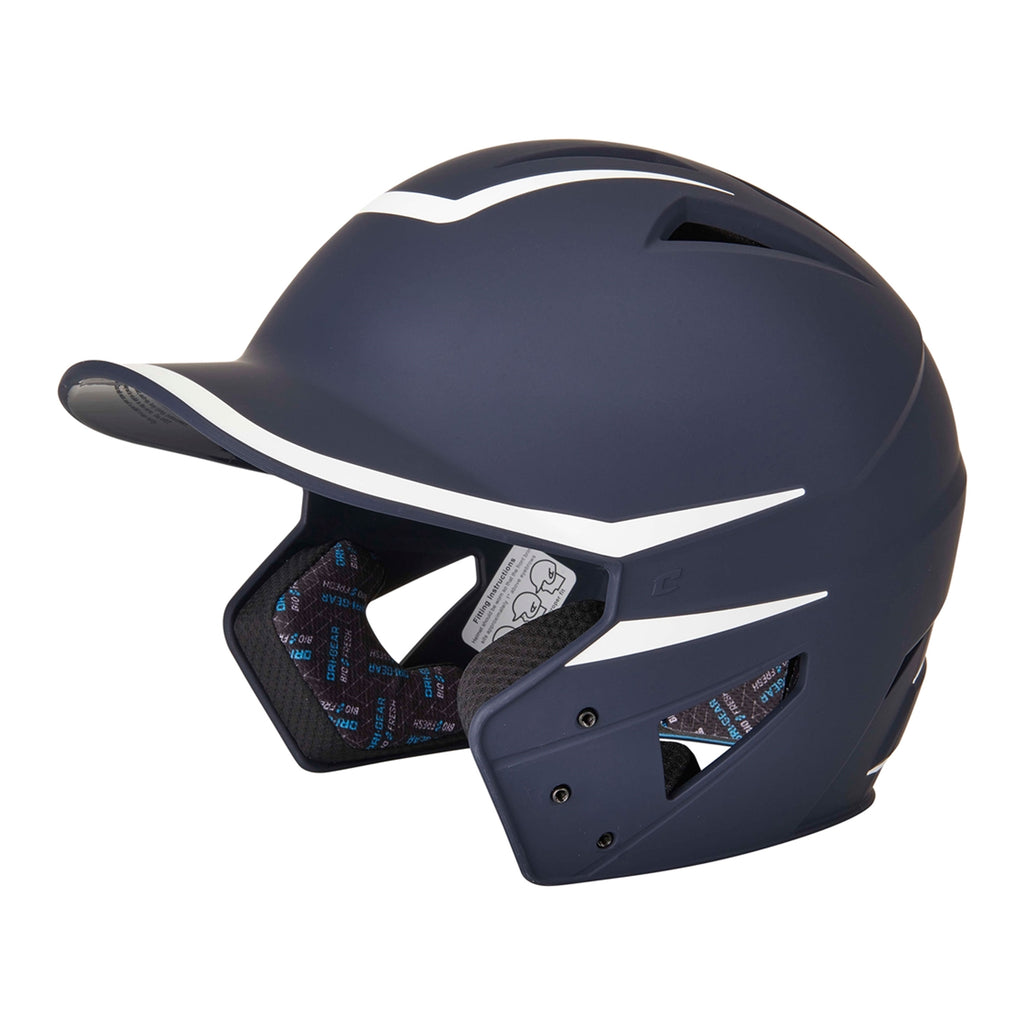 Casco Beisbol Softbol Champro HXM2 Legend Mate Azul Oscuro Blanco