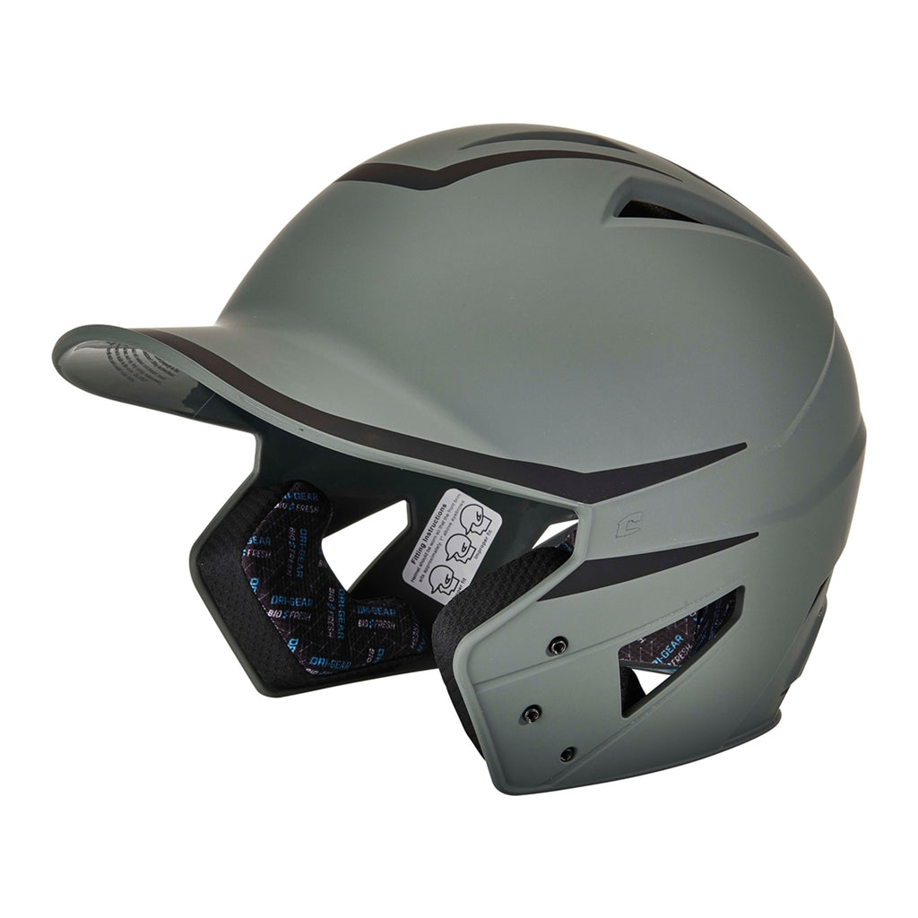 Casco Beisbol Softbol Champro HXM2 Legend Mate  Gris Oscuro Negro