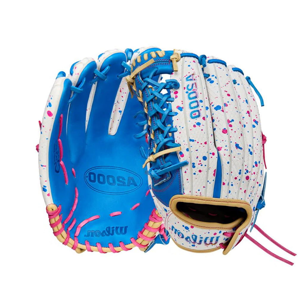 Guante Softbol Wilson A2000 T125SS-BCOCHISPAS 12.5 in Lanzador Zurdo