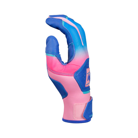 Guanteletas Beisbol Rawlings Funburst Workhorse Azul Rosa Adulto
