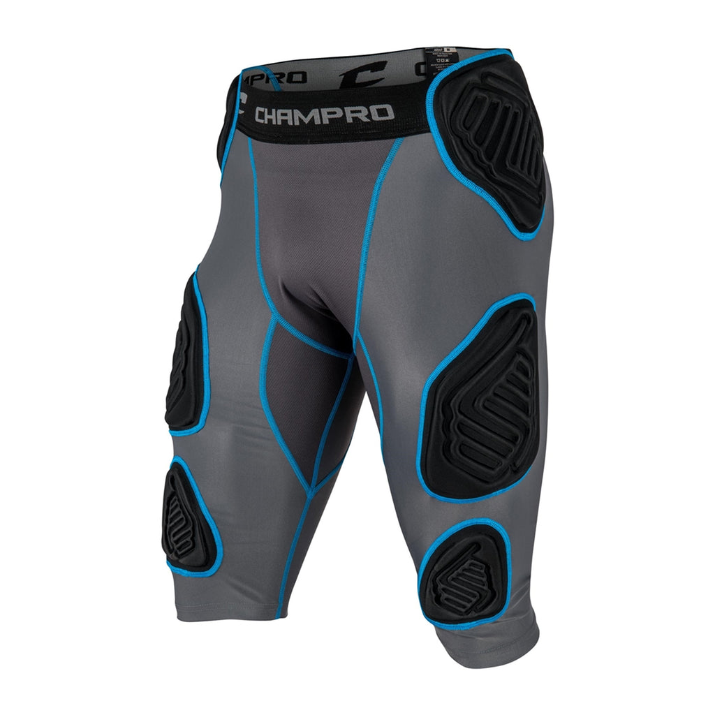 Sliding Short Beisbol Softbol Champro FPGU17AGR Con 7 Almohadillas Gris ADULTO