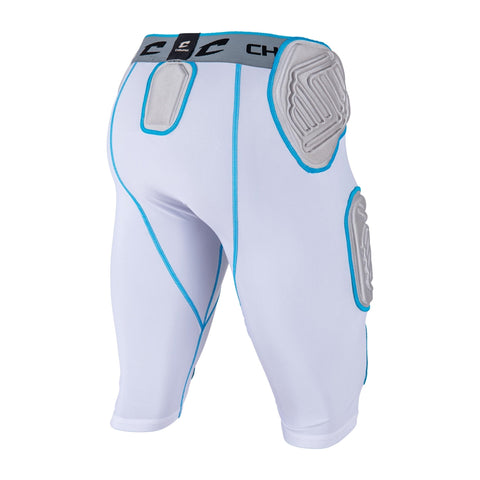 Sliding Short Beisbol Softbol Champro FPGU17AW Con 7 Almohadillas Blanco ADULTO