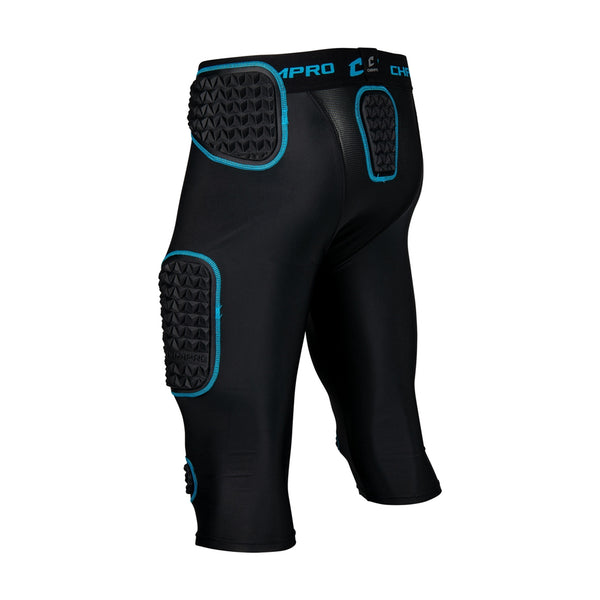 Sliding Short Beisbol Softbol Champro FPGU37ABOB Con 7 Almohadillas Negro ADULTO