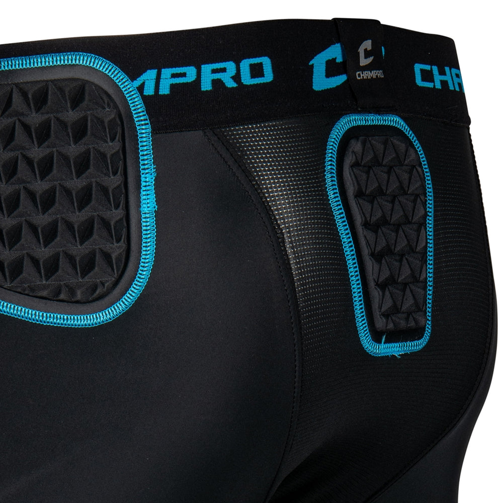 Sliding Short Beisbol Softbol Champro FPGU37ABOB Con 7 Almohadillas Negro ADULTO