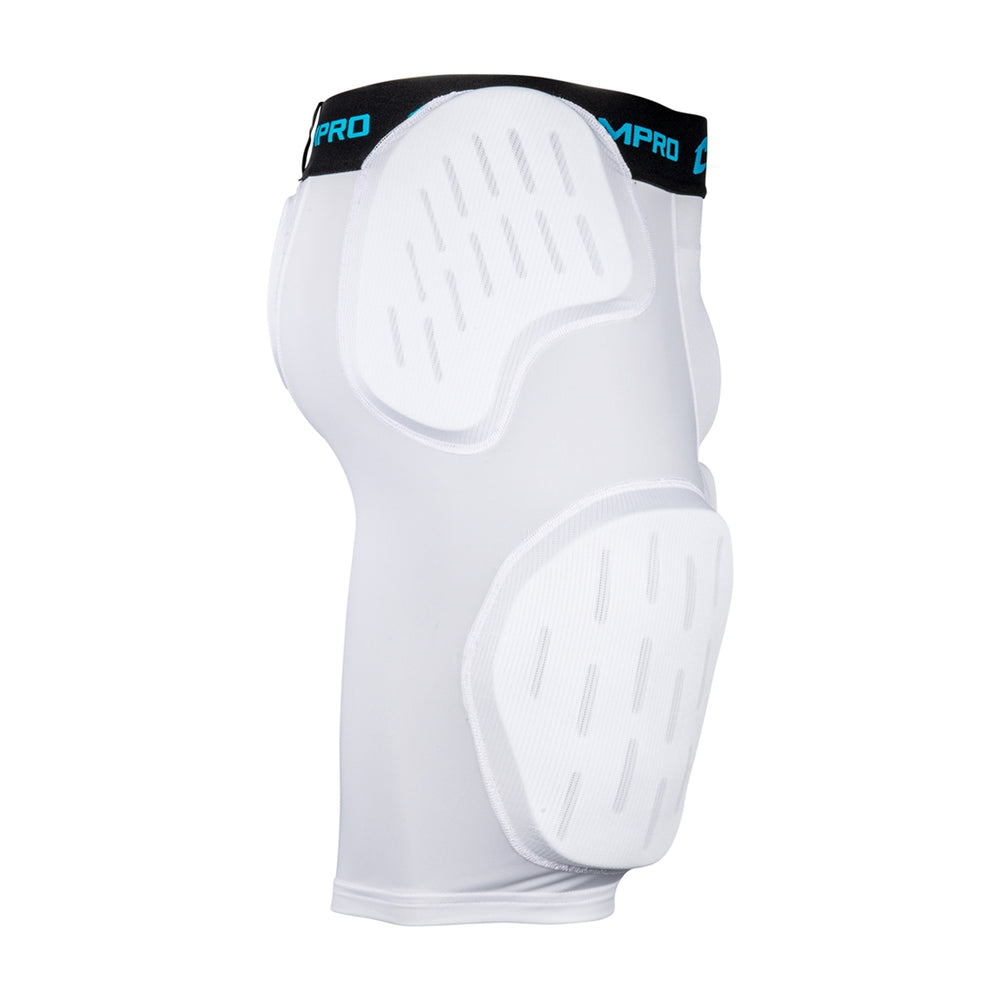 Sliding Short Beisbol Softbol Champro FPGU45AW Con 5 Almohadillas Blanco ADULTO