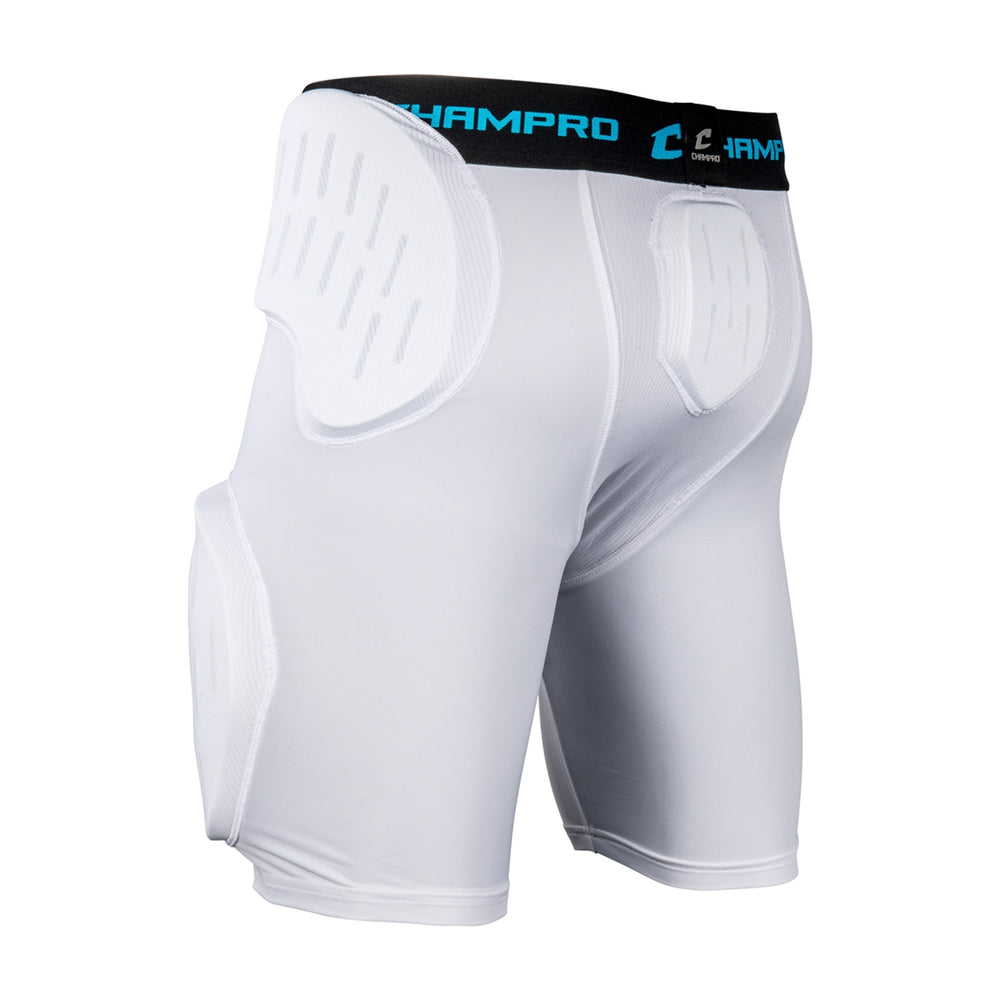 Sliding Short Beisbol Softbol Champro FPGU45AW Con 5 Almohadillas Blanco ADULTO