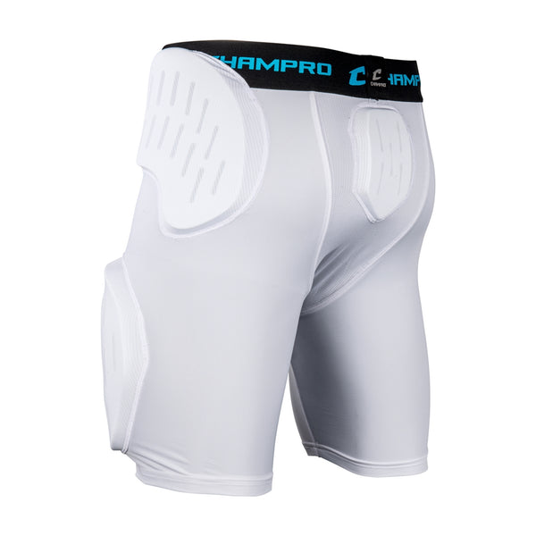 Sliding Short Beisbol Softbol Champro FPGU45AW Con 5 Almohadillas Blanco JUVENIL