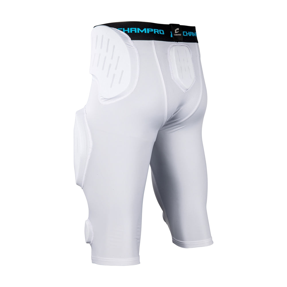 Sliding Short Beisbol Softbol Champro FPGU47YW Con 7 Almohadillas Blanco Infantil