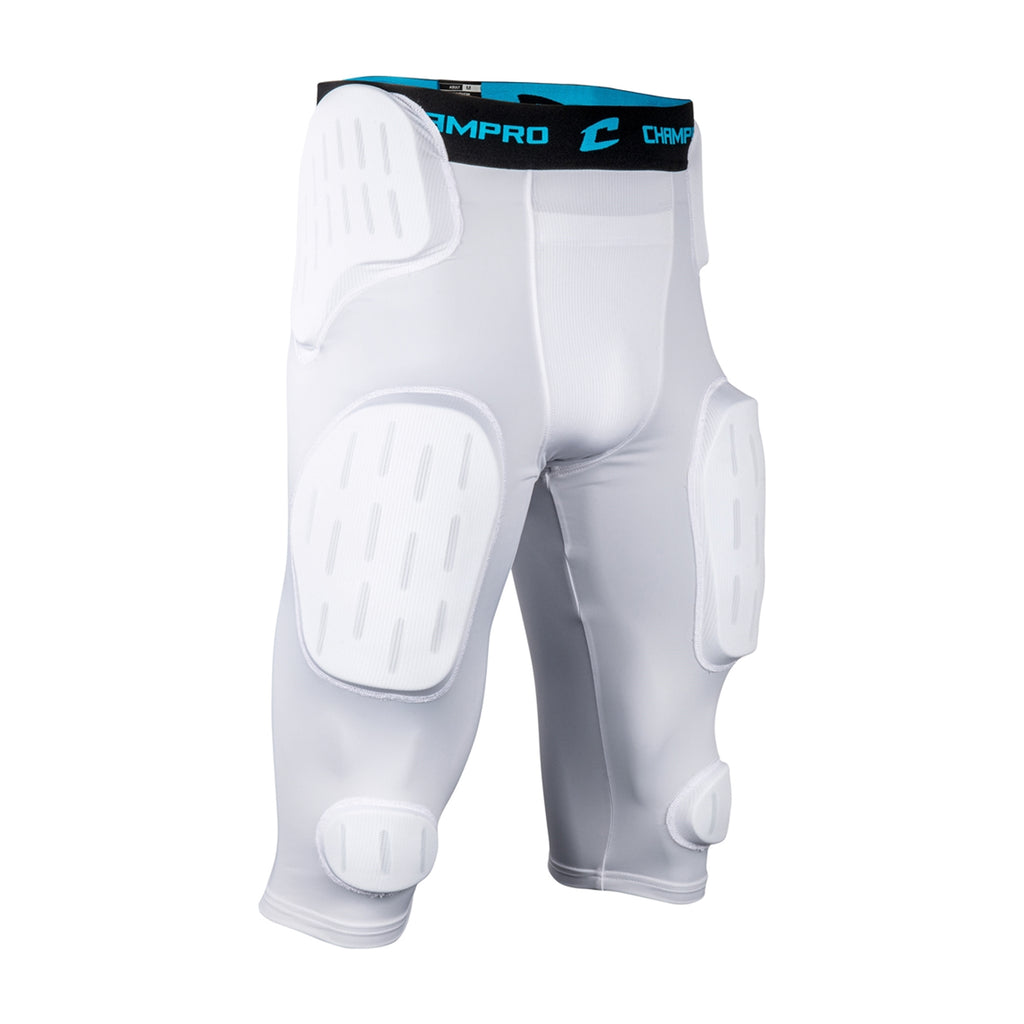 Sliding Short Beisbol Softbol Champro FPGU47YW Con 7 Almohadillas Blanco JUVENIL