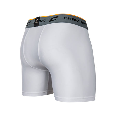 Short de Compresión Beisbol Softbol Champro BPS14YCW Blanco INFANTIL