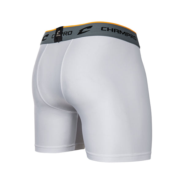 Short de Compresión Beisbol Softbol Champro BPS14YCW Blanco INFANTIL