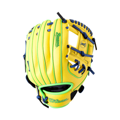 Set Guante Pelota y Bat Beisbol Wilson A200 Savannah Bananas EZ Catch WBW10410410 10 in Lanzador Diestro