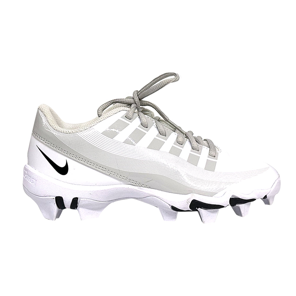 Spikes Beisbol Softbol Nike Vapor Edge Shark GS Blanco Gris INFANTIL