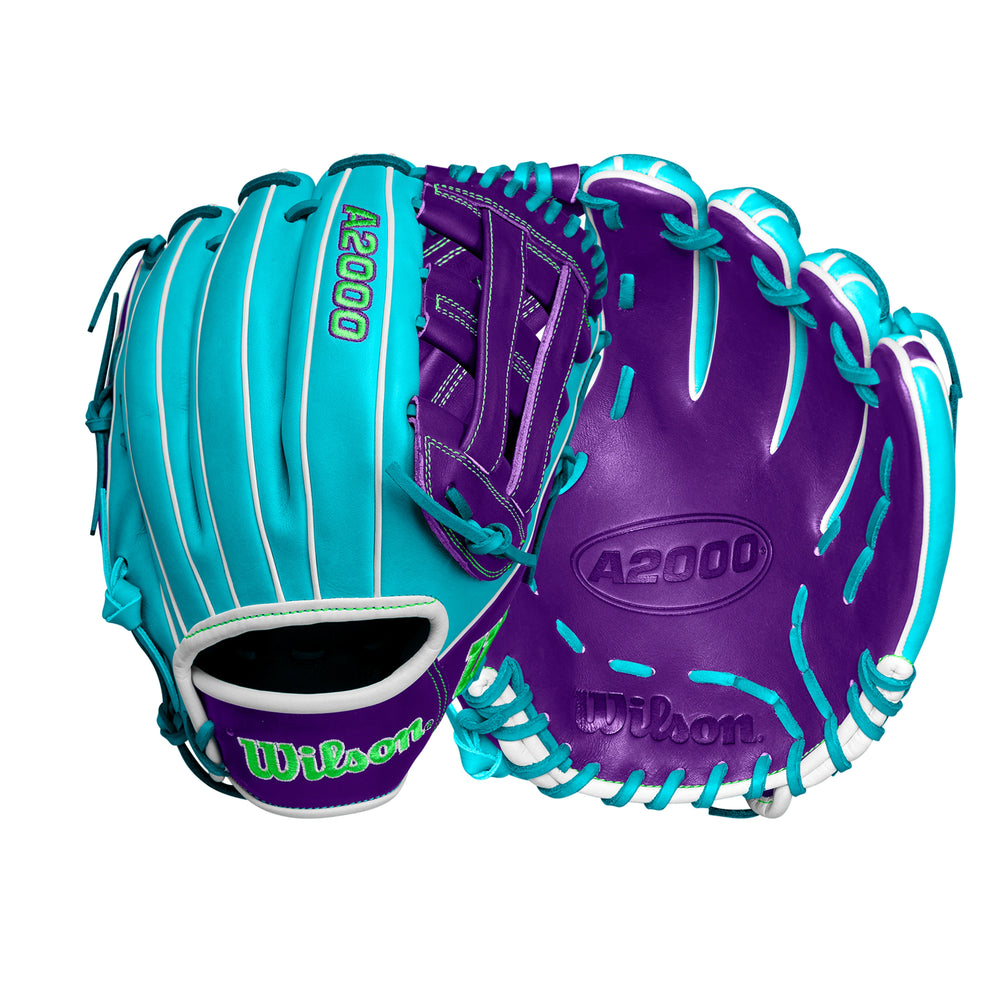 Guante Beisbol Wilson A2000 WBW10252212 Azul Morado 12 in ADULTO