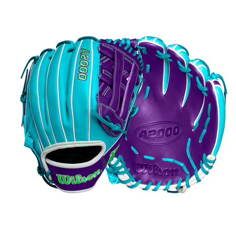 Guante Beisbol Wilson A2000 WBW10252212 Azul Morado 12 in ADULTO