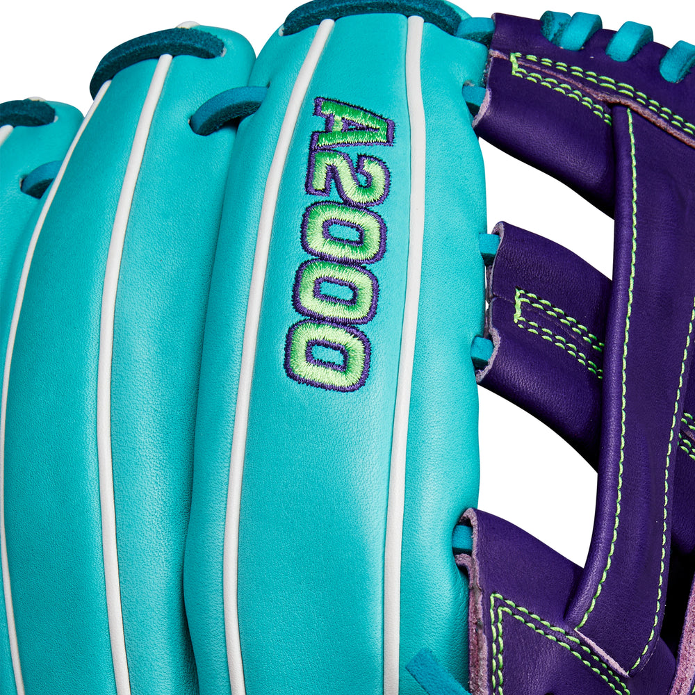 Guante Beisbol Wilson A2000 WBW10252212 Azul Morado 12 in ADULTO