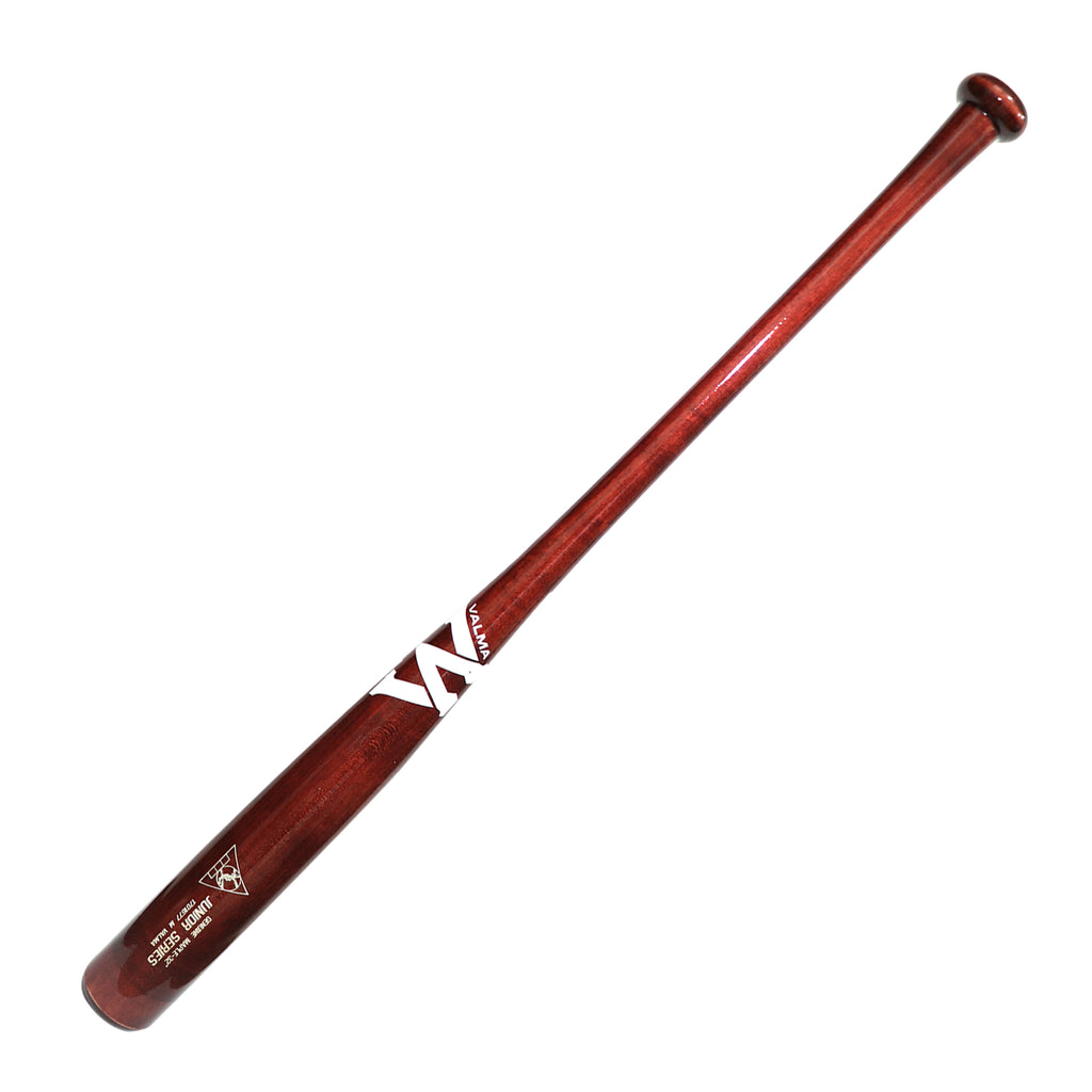 Bat Beisbol Madera Maple Valma JR Series Café Blanco Juvenil
