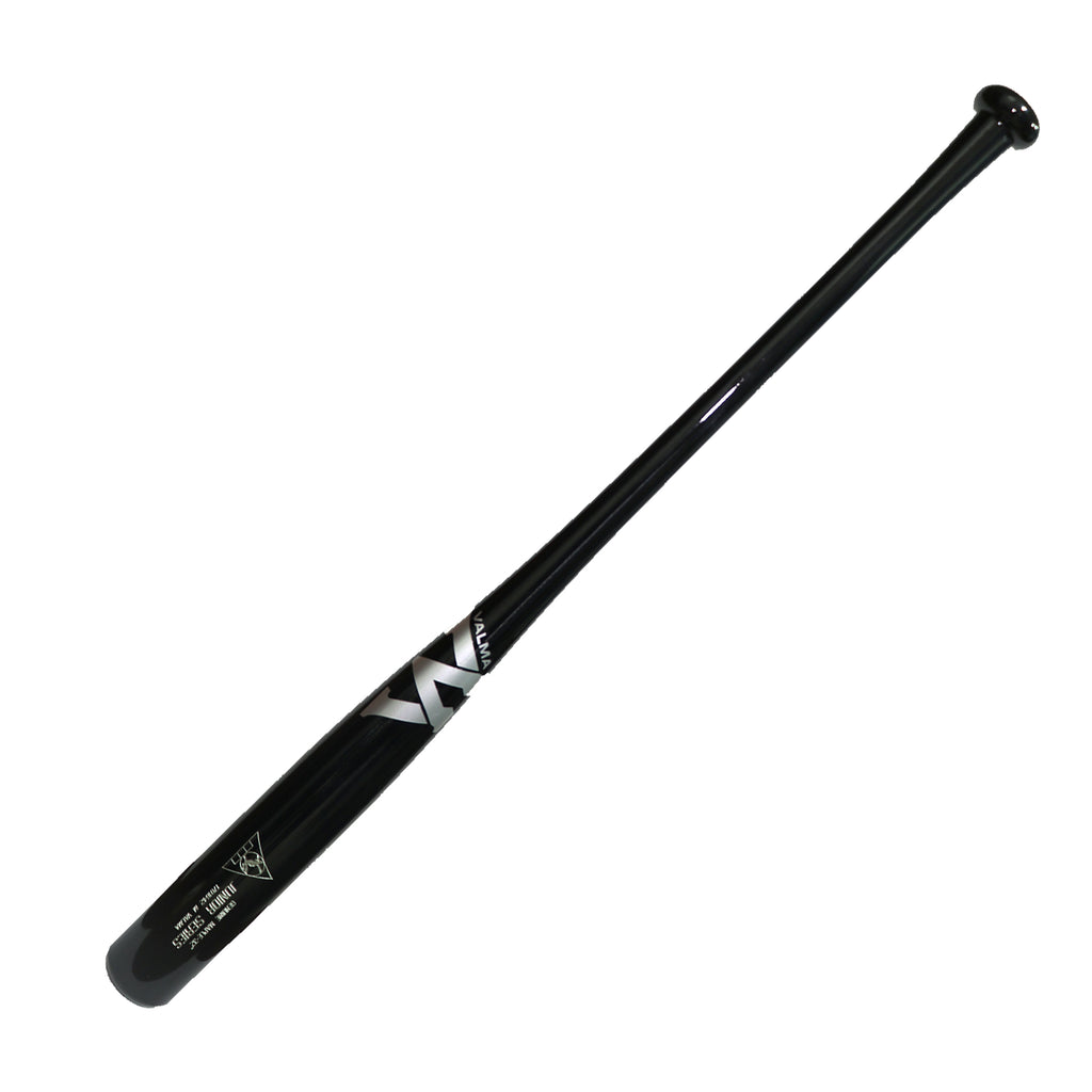 Bat Beisbol Madera Maple Valma JR Series Negro Plata Juvenil