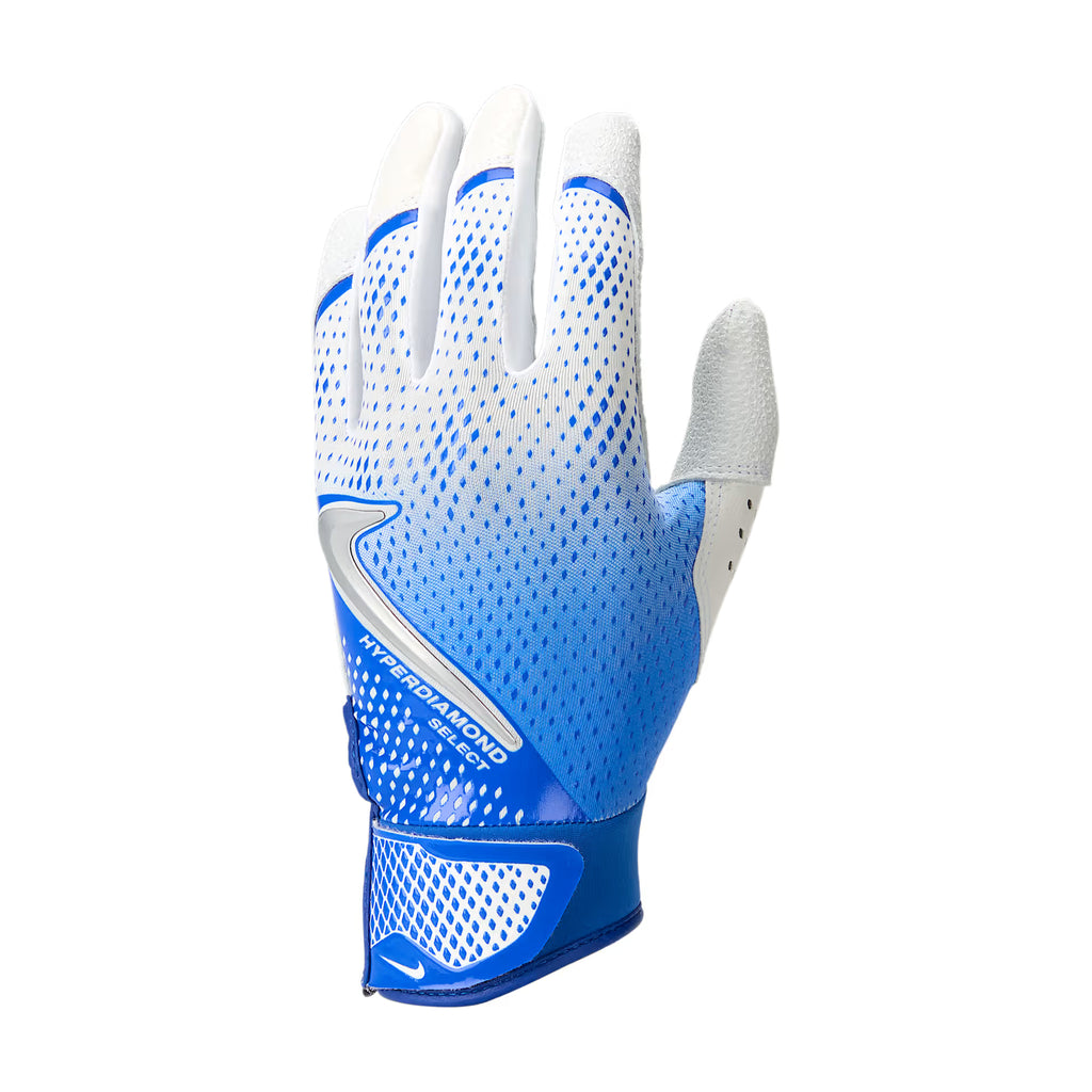 Guanteletas Beisbol Nike Hyperdiamond Select Blanco Azul DAMA